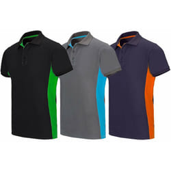 Velilla - Polo da lavoro 105504 - xl - Nero/Arancione