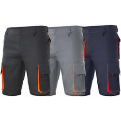 Velilla - Bermuda da lavoro 103007 - 54 (eu) - Grigio/azzurro
