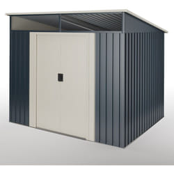 Casette da giardino in metallo 5,6m2 Wasabi Stark - 10 anni di garanzia - 236x238x203cm. Capanno da giardino