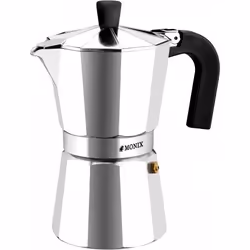 Monix M620003, Moka, Alluminio, Alluminio, 3 tazze