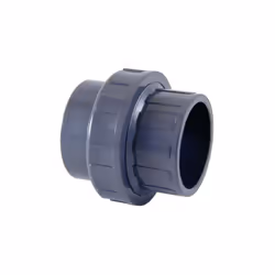 Enlace de 3 pieza en PVC-U Ø 50 para encolar de Cepex fabricada en UP.50.SF permitiendo así crear uniones desmontables entre ...