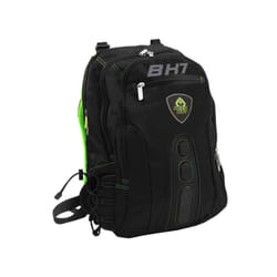 KeepOut BK7G zaino Nero, Verde Nylon