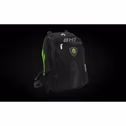 KeepOut BK7G zaino Nero, Verde Nylon