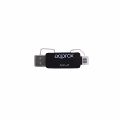 Approx APPC33, MMC, MicroSD (TransFlash), SD, Nero, 32 GB, CE, USB 2.0/Micro-USB, USB
