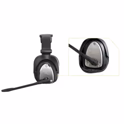 KeepOut HXAIR cuffia e auricolare Wireless A Padiglione Gaming Nero, Argento - Vista aggiuntiva 3
