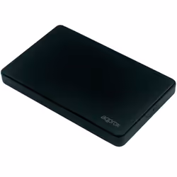 Approx APPHDD300B, Custodia per Disco Rigido (HDD), 2.5", Serial ATA III, 5 Gbit/s, Collegamento del dispositivo USB, Nero