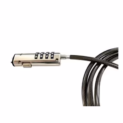 Nilox NXSCN001 cavo di sicurezza Grigio 1,9 m