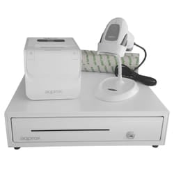 Approx appPOSPACK4180WH2D 203 x 203 DPI Cablato Termico Stampante POS