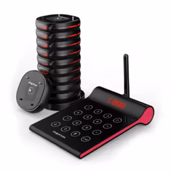 Approx appCUSTOMERCALLERKIT, Ristorante, RF Wireless, 998 canali, 433 MHz, Wireless, LED