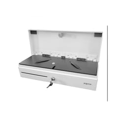Approx - Approssimativamente cassetto portadenaro elettrico compatto - 14 scomparti - apertura manuale e automatica - connessione rj11 - colore bianco