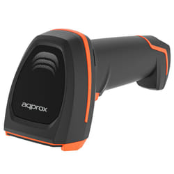 Approx APPLS24WS lettore di codici a barre Lettore di codici a barre portatile 1D/2D Nero, Arancione