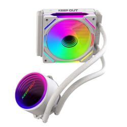 KeepOut XWC-120W sistema di raffreddamento per computer Case per computer Ventilatore Bianco