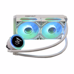 KeepOut XWC-240 PRO Processore Kit di raffreddamento a liquido 12 cm Bianco - Vista aggiuntiva 2