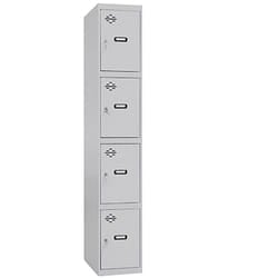 Armadietto Pro in metallo smontato 4 scomparti 180x30x50cm simon rack