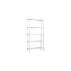Simonrack - Scaffale in metallo Simon Rack senza viti colore bianco 5 ripiani 1800x800x400 mm Made in Spain