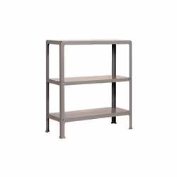 Scaffalatura metallica senza viti svasate con un design migliore e con vassoi metallici. Montaggio facile e veloce senza viti ...