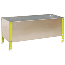 Giardino urbano in metallo Simon Rack con viti colore verde/galvanizzato 410x1200x400 mm Made in Spain