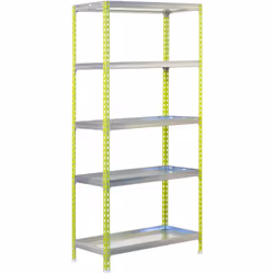 Scaffale metallico senza viti ideale per il giardino. Montaggio facile e rapido senza viti, in 12 minuti puoi avere la mensol ...