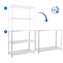 Simonrack Advantage Mini 5/400 Metallo Bianco - Vista aggiuntiva 5