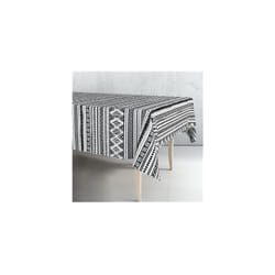 Rotolo di tovaglia in pvc bianco e nero e tessuto non tessuto 140cm 25m exma
