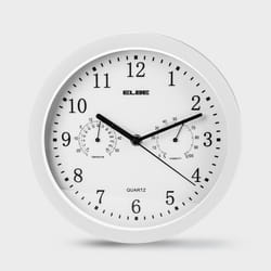 ELBE RP-2005-B orologio da parete e da tavolo Orologio digitale Rotondo Bianco