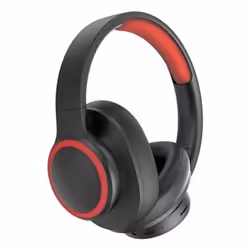 ELBE ABT-B26-N cuffia e auricolare Cuffie Wireless A Padiglione MUSICA Bluetooth Nero, Rosso