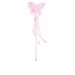 Varita Mariposa cintas en rosa 1 pz