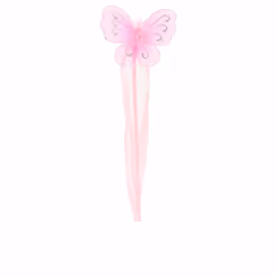 Varita Mariposa cintas en rosa 1 pz