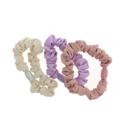 Porta coda di cavallo Wrinkled #beix-lila-rosa