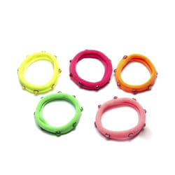 Gomme con pietre colorate 5 u