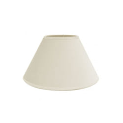 157324015 Clear Lampshade E27 Beige 40x20x26cm Closed Conical de Tessuto o carta, Vintage per l'illuminazione de Interior de - Fabrilamp