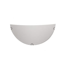 Lampada da parete a mezza luna modello avis 1 luce white Fabrilamp