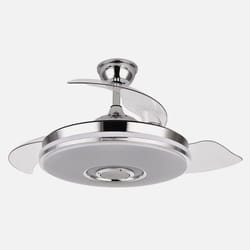 Fabrilamp 165791420 ventilatore Cromo, Bianco