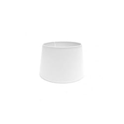 Fab 157312501 Paralume trasparente E27 bianco 25dx20dx16h aperto e affusolato