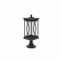 Piccola lampada da parete serie Garden de colore nero Colore: Nero Materiale: Metallo / Vetro Dimensioni (HxLxP): 39x16x16 La ...