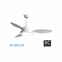 Fabrilamp 128591301, Ventilatore domestico con pale, Bianco, Soffitto, Acrilonitrile butadiene stirene (ABS), Metallo, Polica ...