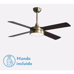 Fabrilamp 128791436 ventilatore Oro, Quercia, Noce
