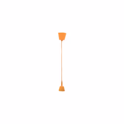 Supporto a sospensione de arancione. Ha un'altezza regolabile da 25 a 60 centimetri e una larghezza di 9 centimetri. Il peso ...