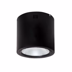 Faretto tubolare de con superficie INTEGRATA LED de colore NERO. Realizzato in metallo e policarbonato. La potenza de luce è ...