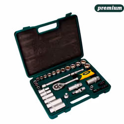 Kit 40 prese e accessori con 3/8'''' cr.v Ek502 mota. . . Indice di protezione IP : IP20 Certificazione : QUESTO Garanzia : 3 ...