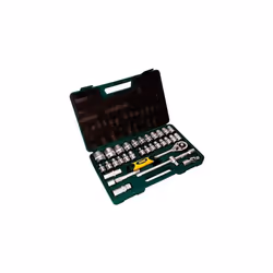 Set di 32 pezzi di punte per chiavi da 1/2" cr.v. ek602 e accessori