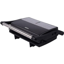 Jocca - Panini Grill 2 Fette/Apertura 180º/Antiaderente/Potenza 1000 W/Paniniera, Grill, Griglia, Piastra Elettrica/Manico Cool Touch/Luci di