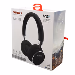 Aiwa HSTBTN-800BK Auricolare Con cavo e senza cavo A Padiglione Bluetooth Nero - Vista aggiuntiva 5