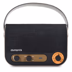 Aiwa RBTU-600 altoparlante portatile e per feste Altoparlante portatile mono Beige, Nero 5 W