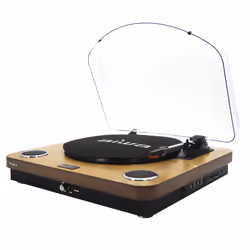 Aiwa GBTUR-120WD, Nero, Legno, 33,45,78 Giri/min, 2.1+EDR, 10 m, 10 W, 100 - 20000 Hz
