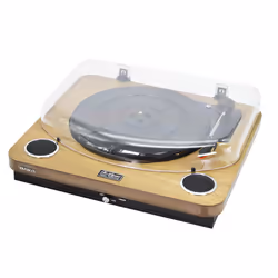 Aiwa GBTUR-120WD Nero, Legno - Vista aggiuntiva 4