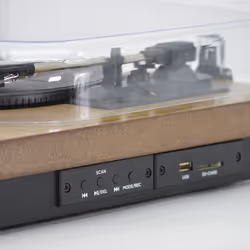 Aiwa GBTUR-120WD Nero, Legno - Vista aggiuntiva 5