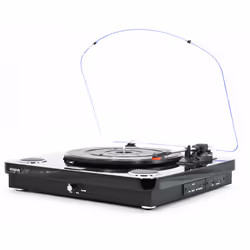 Aiwa GBTUR-120BK, Nero, 33,45,78 Giri/min, 2.1+EDR, 10 m, 10 W, 100 - 20000 Hz