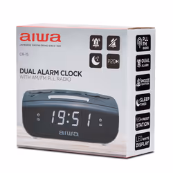Aiwa CR-15 sveglia Sveglia digitale Nero, Bianco - Vista aggiuntiva 5