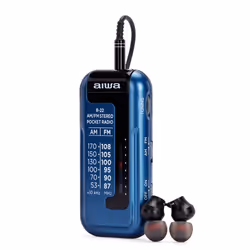Aiwa R-22BL radio Personale Analogico Blu - Vista aggiuntiva 5